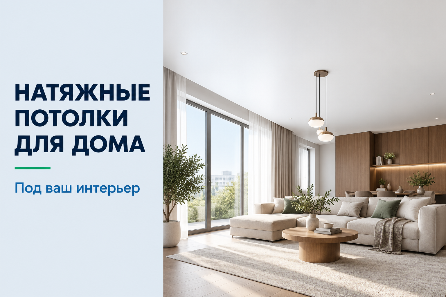 Натяжные потолки для вашего дома